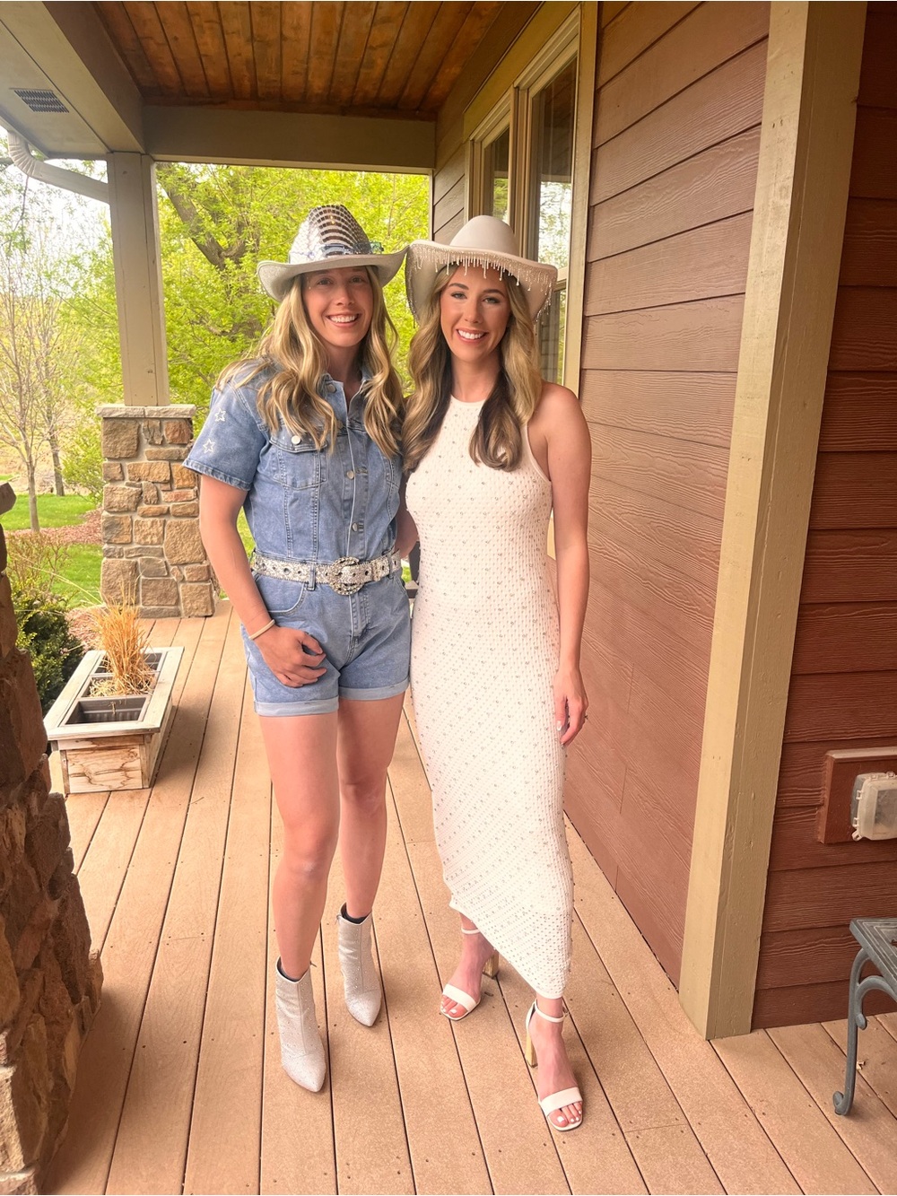 White Rhinestone Dress - Picture 3 of 6
